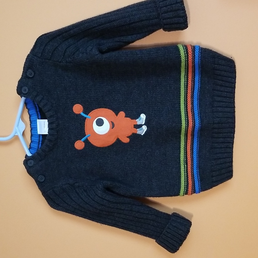 Gymboree Alien sweater 12-18 mo